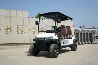 Tourist Attraction Hotel B&B – Elektrikli qolf avtomobilləri - two-row-4-seater-golf-cart