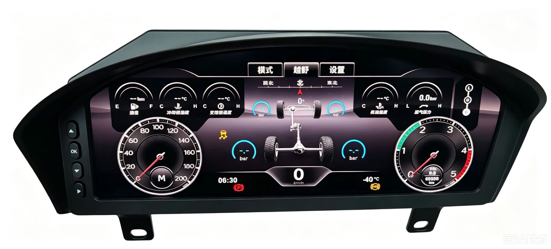 Suitable for Land Rover Defender Full Lcd Instrument Panel 12.3inch Old-To-New Instrument Assembly
