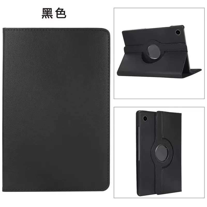 Подходит для защитного чехла для планшета Samsung Galaxy Tab A9Plus 11 дюймов, чехол rotating кожаный с рисунком личи, для A9 8.7-дюймов