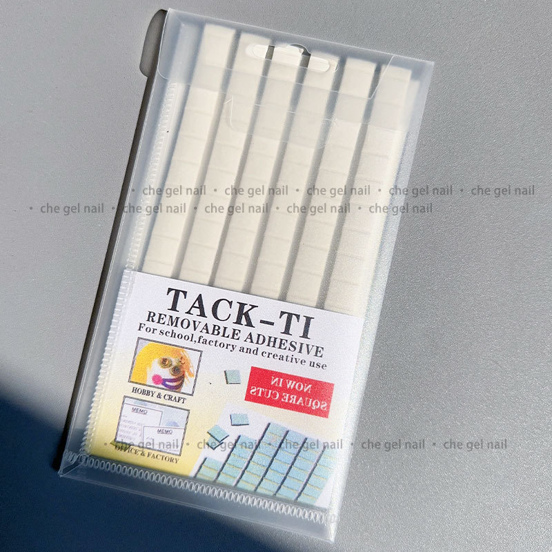 Cruz-frontera desgaste de uñas base de uñas de arcilla práctica herramienta de uñas Super pegajosa sin costura plastilina almohadilla de barro