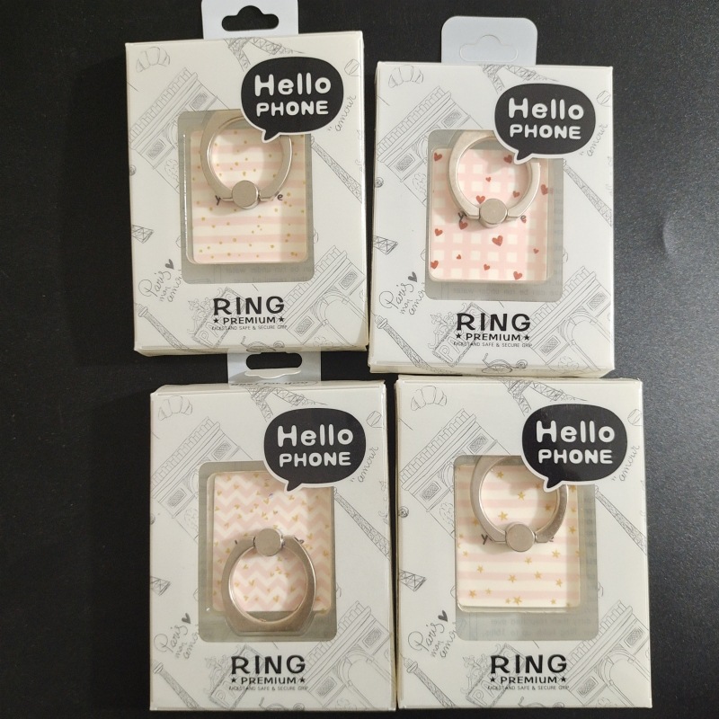 Metal thick ring finger bracket