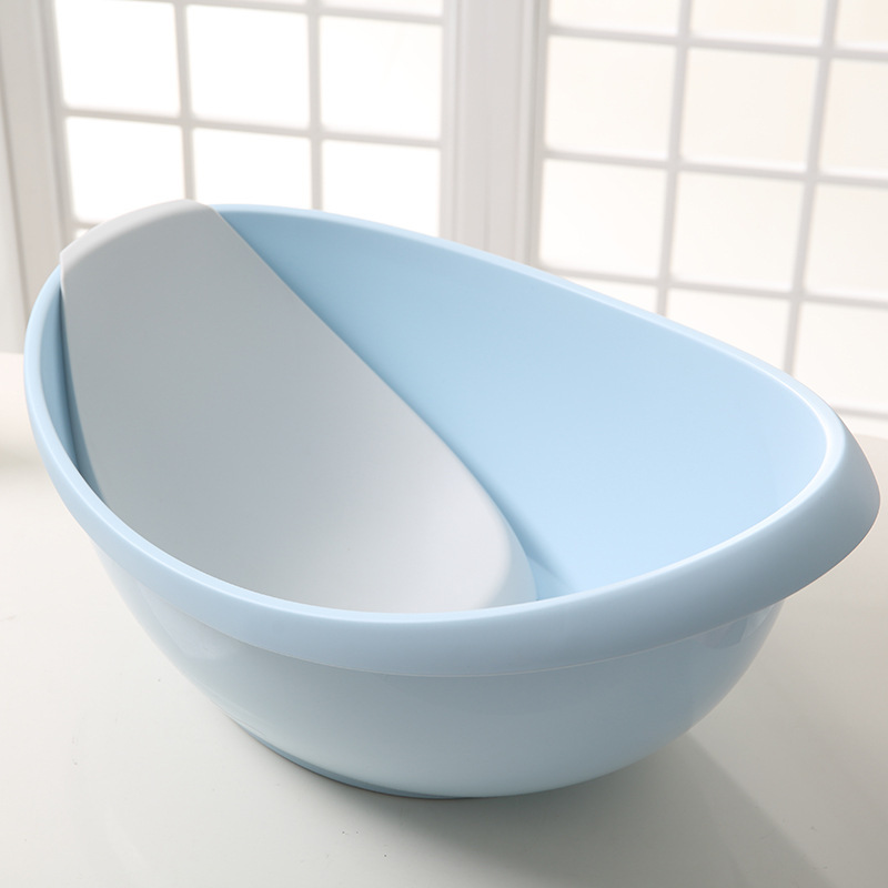 Bañador para bebés, tumbador, gran engrosamiento integrado para niños, artefacto de lavado de trasero para bebés recién nacidos, bañera de 0 a 5 años