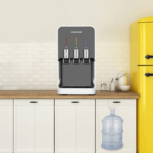 台式家用饮水机下置水桶办公商用温热冷热小型全自动茶吧机桶装水