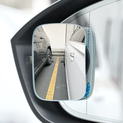 rearview mirror small round mirror: Large field of view rear view auxiliary mirror