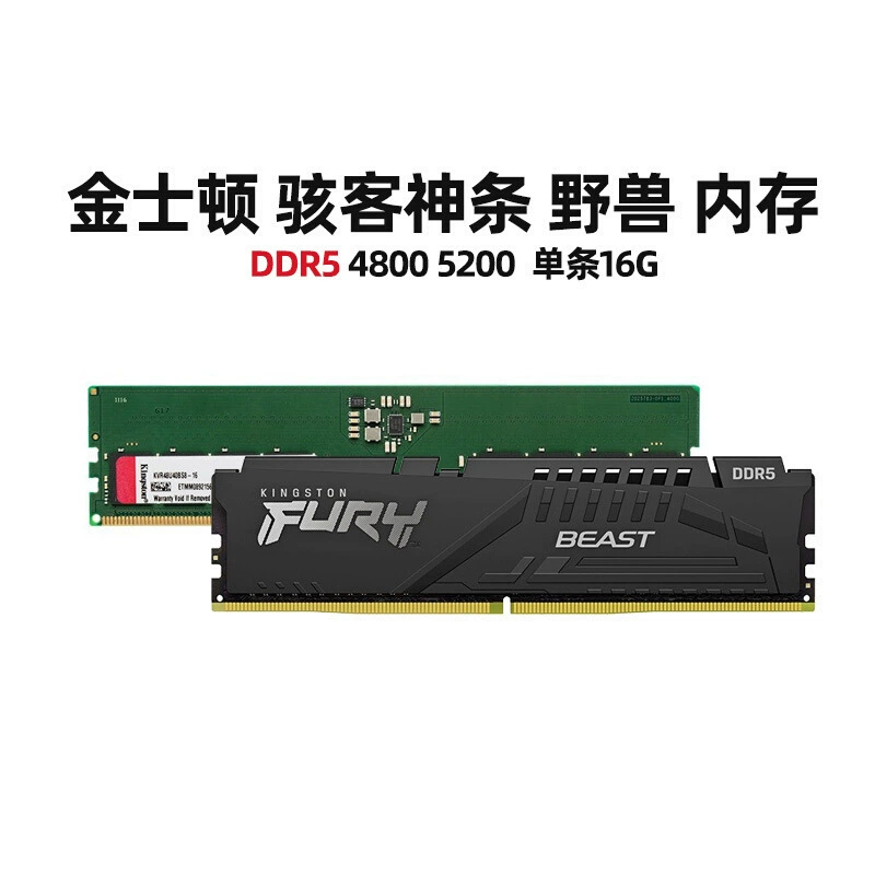 Kingston 5200/6000Beast Beast FURY хакер Бог USB-память для настольного ПК DDR5 совместимая