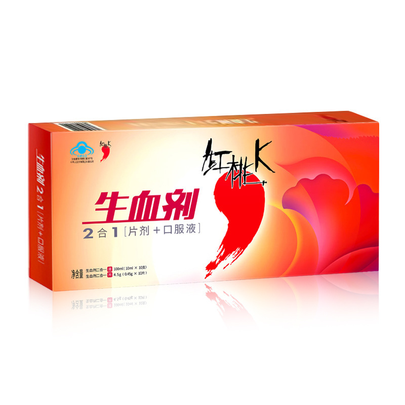 【ドロップシッピング】ハートK 血液生成剤経口液 2-in-1 (経口液+錠剤) 10本*10錠箱|undefined