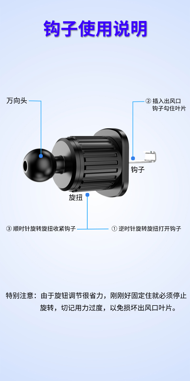 Foldable Screen Mobile Phone Car Mount 2026 New Model Dual-Purpose Dual-Folding Wide-Screen Navigation Mount for Car Air Vent
