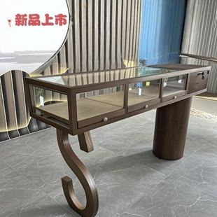 Support Clothing Store Glass Display Cabinet Island Jewelry Antique Jade Jade Store Display Shelf Display Counter