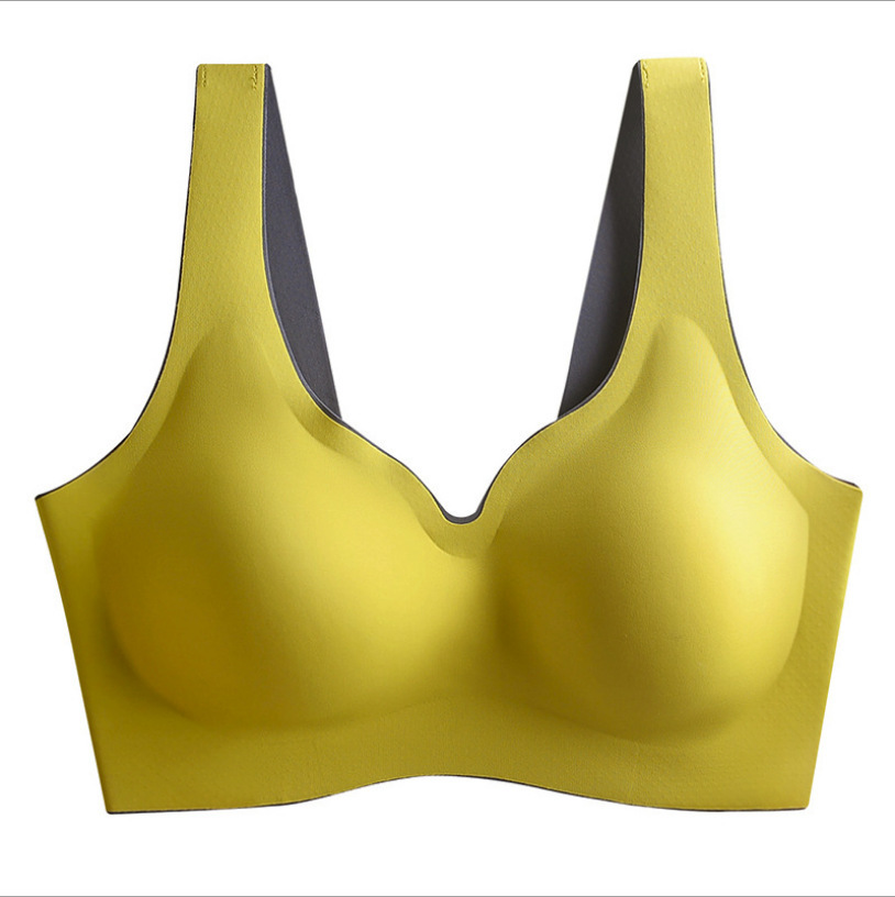 Bestie Latex underwear Women's bra vest no trace no underwire breathable comfortable push-up sports high elastic bra