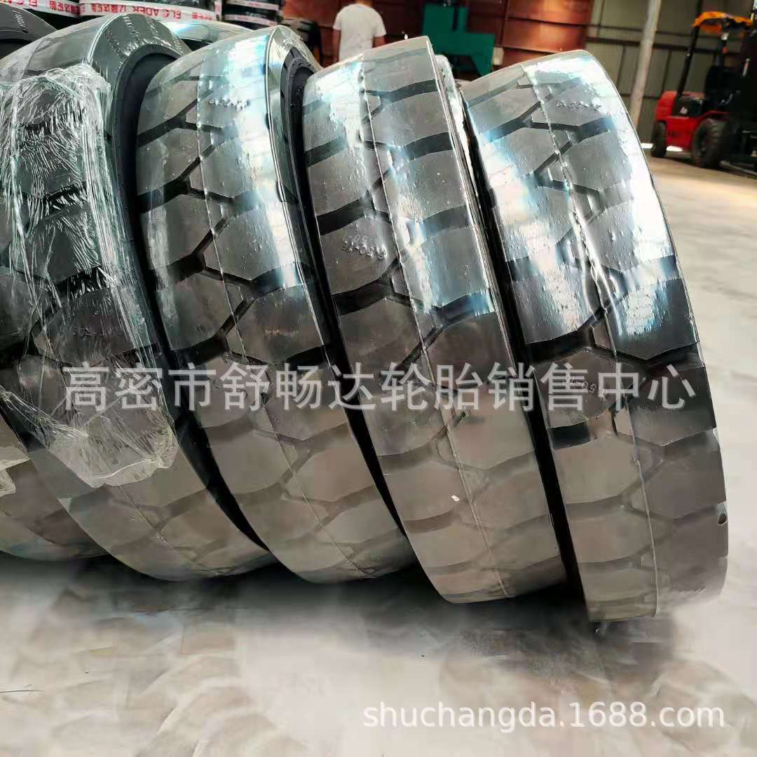销售叉车轮胎 6.50-16 实心轮胎 可配钢圈 实心叉车轮胎