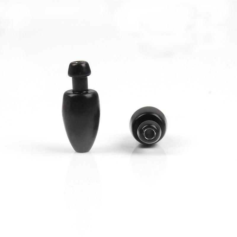 现货亚光黑带尾子 弹坠 钨鱼坠 路亚钓组配重鱼坠