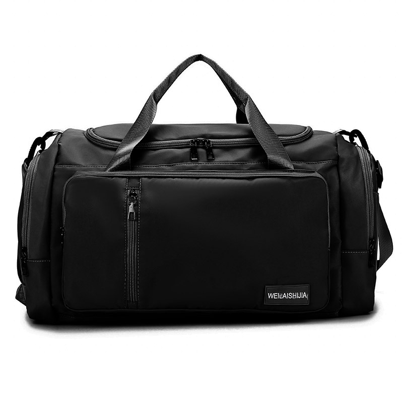 Bolsa de viaje multifuncional transfronteriza de hombro plegable de gran capacidad, bolsa de viaje corto, bolsa de equipaje independiente para zapatos, bolsa de fitness