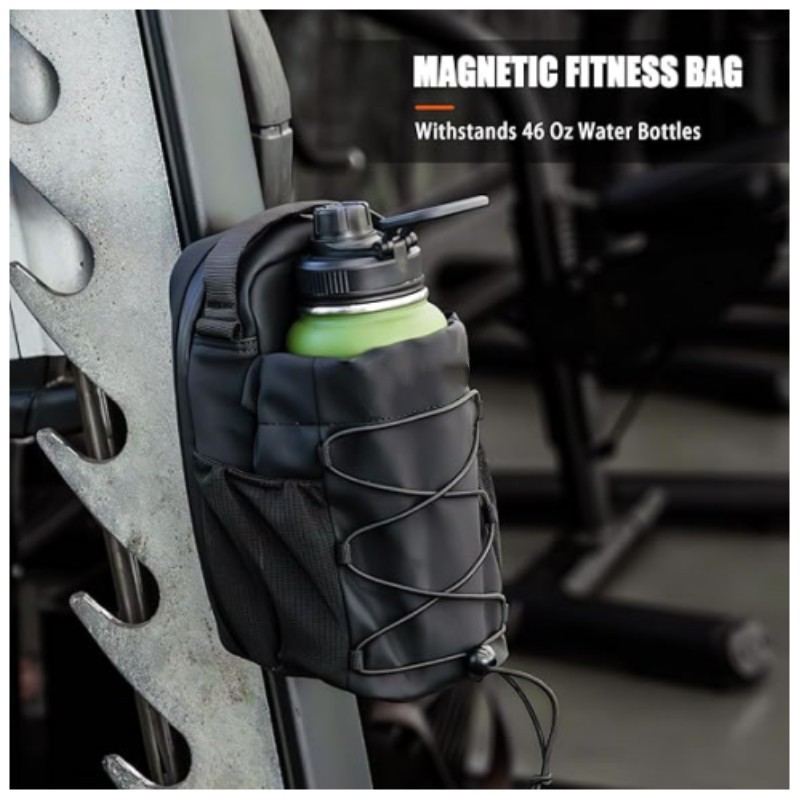 Bolsa de hervidor de cuerda transfronteriza gimnasio bolsa de hervidor de absorción magnética multifuncional bolsa de teléfono móvil al aire libre