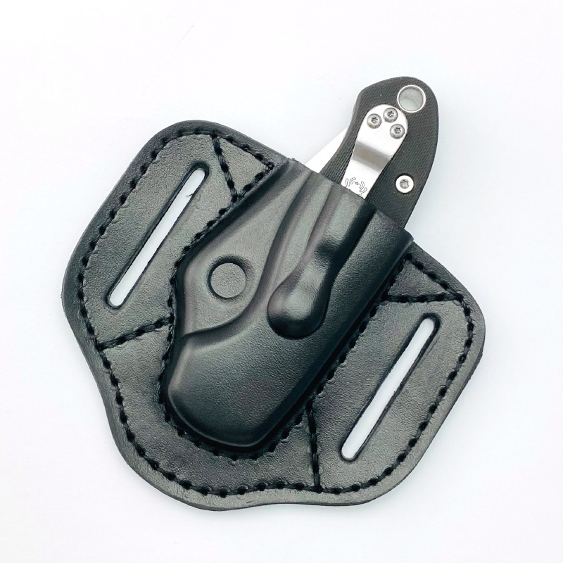 牛皮刀套蜘蛛C223牛皮刀套刀鞘牛皮 Spyderco Para3 配件