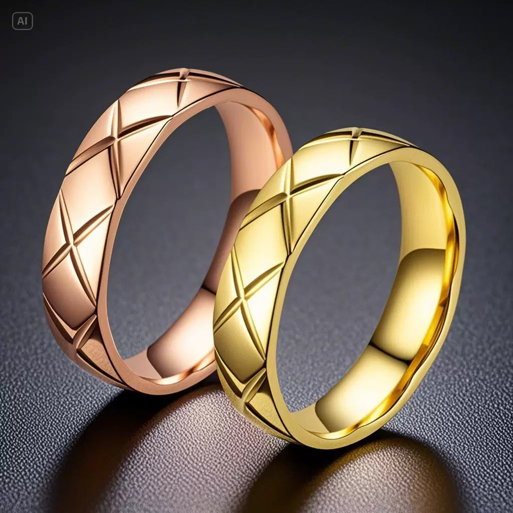 不锈钢戒指女百搭女生高级感女款不掉色太钢钛钢指环素圈18k女士