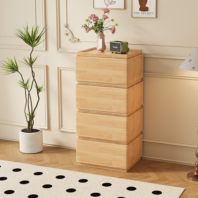 Nuevo armario de caja de bloques de construcción de madera maciza de estilo chino armario de almacenamiento de troncos de dormitorio armario de cajón de almacenamiento de sala de estar armario de almacenamiento apilable