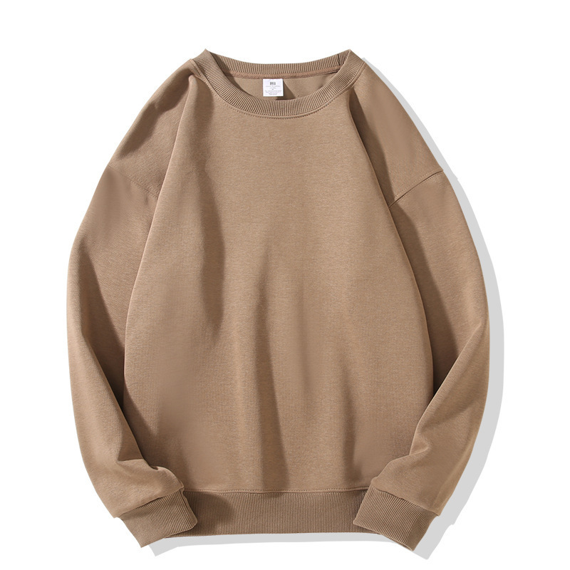 2025 Autumn and Winter 320g Heavyweight Cotton Round Neck Sweatshirt Loose Shoulder Casual Versatile Outer Wear Bottoming Shirt Ready for Sale 2025 Autumn and Winter 320g Heavyweight Cotton Round Neck Sweatshirt Loose Shoulder Casual Versatile Outer Wear Bottoming Shirt Ready for Sale