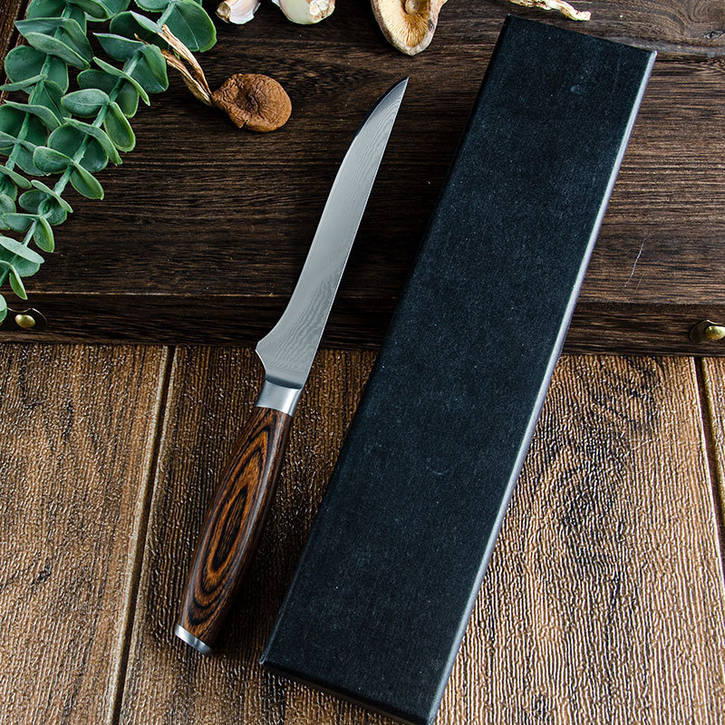 Cuchillo de cocina de acero inoxidable en stock cuchillo de cocina de Damasco cuchillo de cocina traje