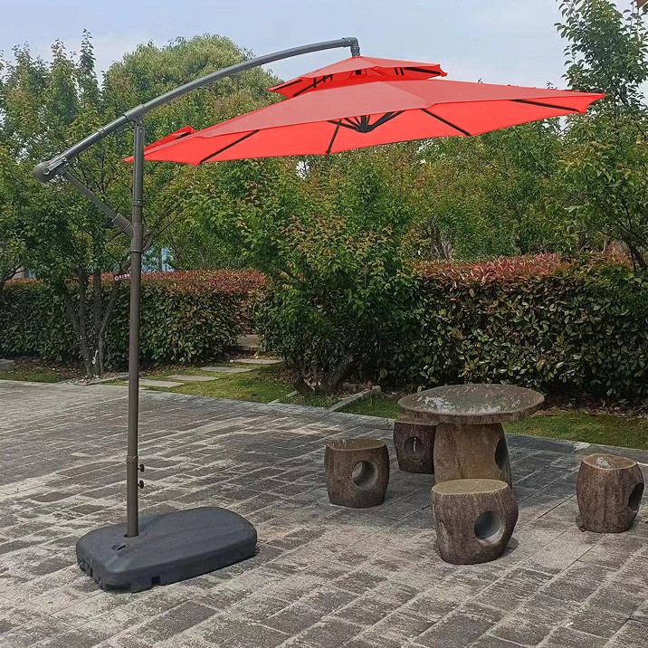 Paraguas para jardín, paraguas para jardín, paraguas al aire libre, paraguas laterales, paraguas anti-UV, tendencia creativa image 79