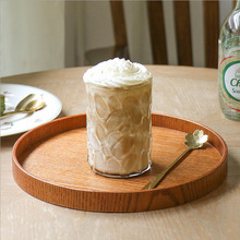 北欧复古浮雕玻璃杯ins风冰咖啡杯高颜值饮料果汁牛奶杯威士忌杯
