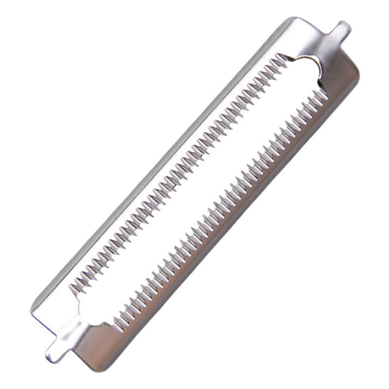 Directo de fábrica de acero inoxidable de melón cepilladora hoja de doble cara hoja dentada cuchilla peladora electrolítica