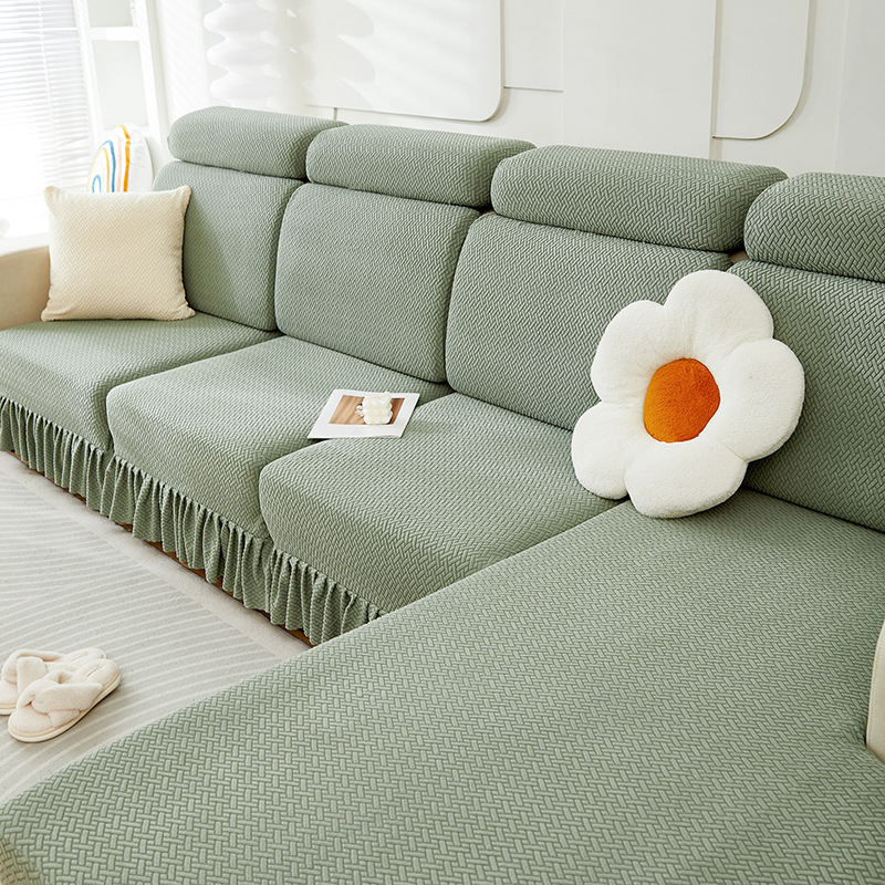 Falda oblicua - verde pino y ciprés