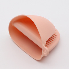 Silicone oven mitts with integrated handle, all-in-one baking tray tongs, microwave oven gloves, small size