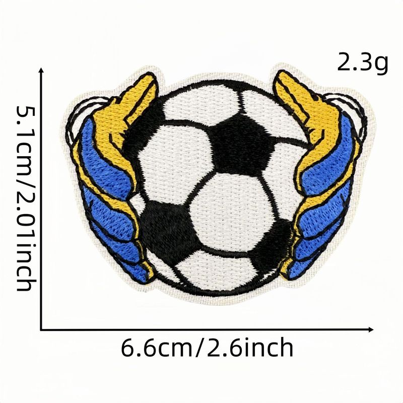 新しい漫画サッカースポーツ刺繍布ステッカーカラー落書きパッチコンピュータ刺繍衣類アクセサリー在庫卸売|undefined