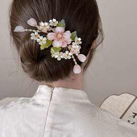 新中式古风插梳发钗头饰女旗袍发梳发簪高级感配饰古典国风盘发饰