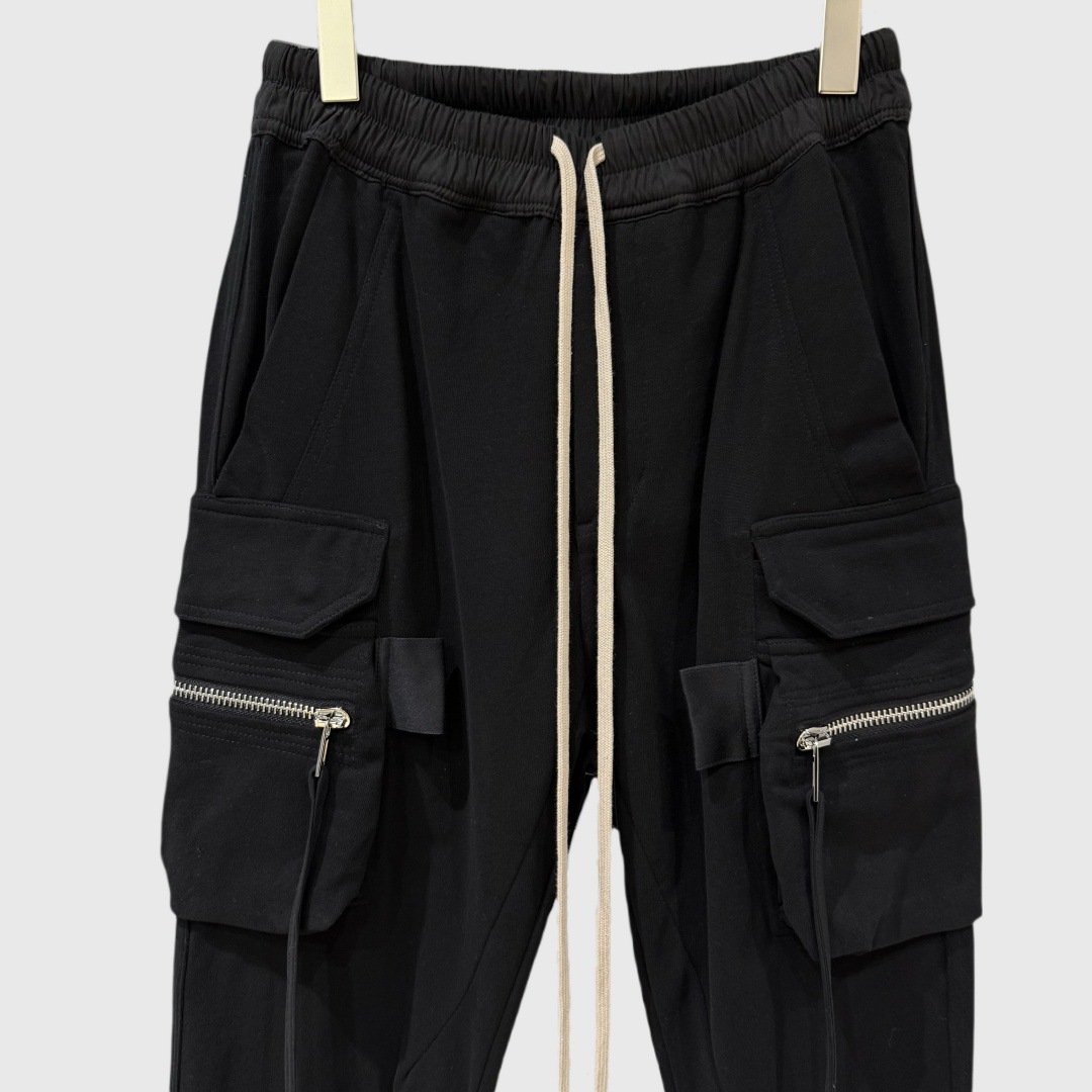 SUBHUMAN メンズ丨新作ビッグポケット巾着カジュアルパンツメンズ四季ハーレムパンツスリムファッショントレンド