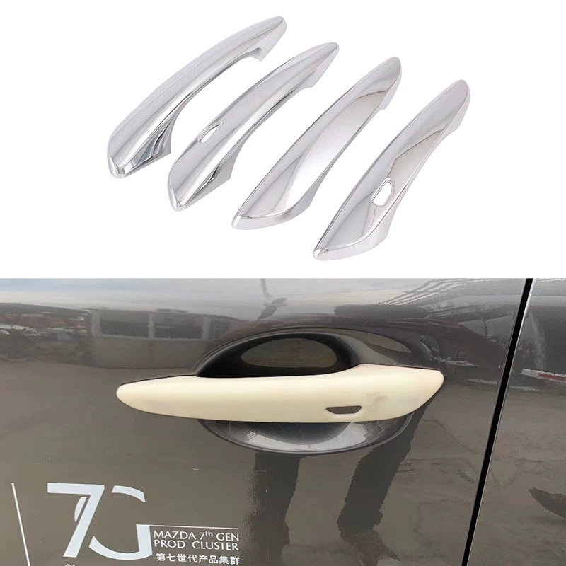 Подходит для 20-21 Mazda 3 Angkesaila внешняя ручка дверной чаши Крышка Модифицированная декоративная дверная ручка Защитная Наклейка