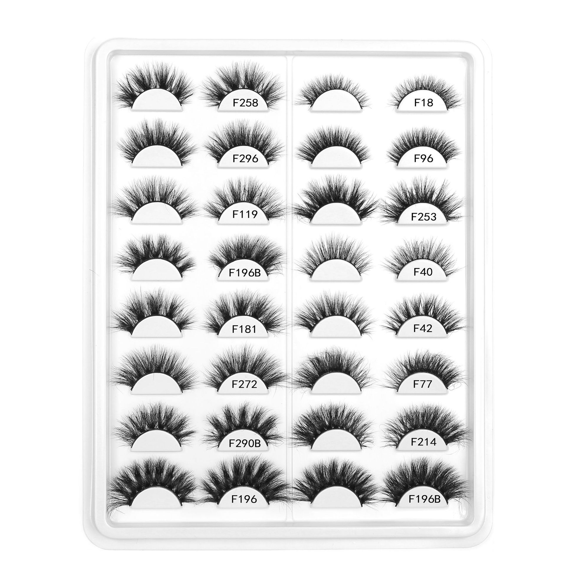 Factory wholesale 3D mink eyelash three-...