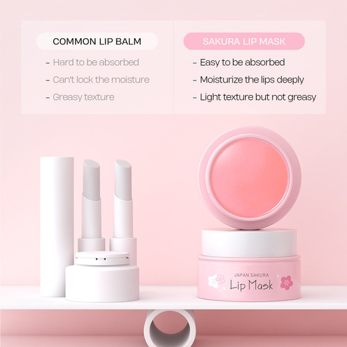 LAIKOU Sakura Lip Mask 8g times moisturizing, tender and sweet lips moisturizing and hydrating lip balm brand manufacturer