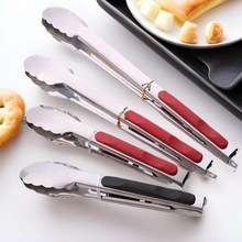 不锈钢加厚自助餐面包夹食品烧烤夹子牛排夹餐厅防烫快餐食物夹