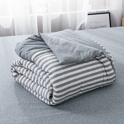 日式天竺棉春秋被加厚可机洗太空丝棉被秋冬绗缝空调被子芯代发|ms