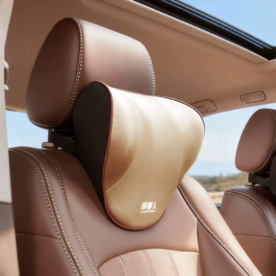 Headrest: Driving Headrest Pillow - special-stock-price-antarctic-apricot-color