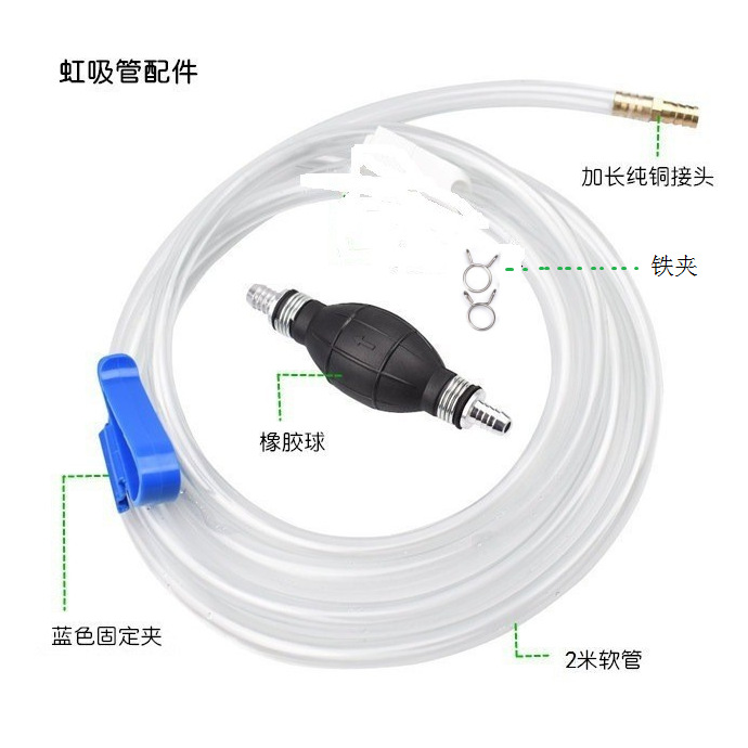 Qìchē – Manual Two-Way Valve Kempinq və səyahət - oil-suction-pump-standard-fixing-clip-copper-head