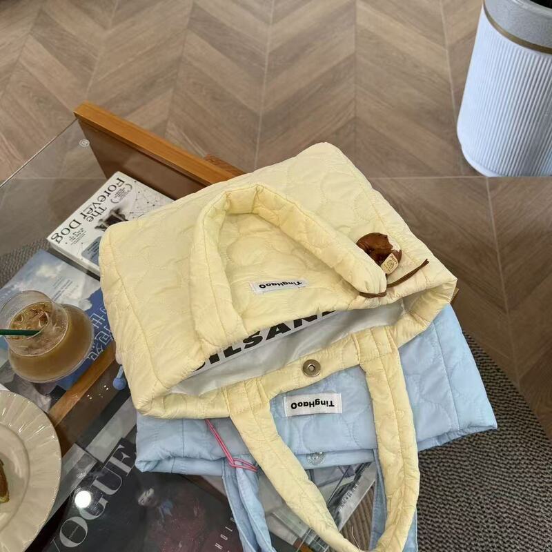 2025 New Winter Quilted Macaron Color Series High-Value Original Handbag Shoulder Bag Crossbody Large-Capacity Bag