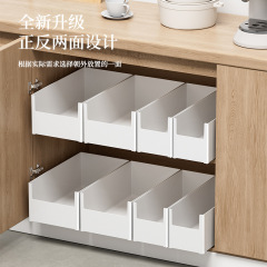 キッチン直角収納ボックスデスクトップ長方形スナック収納バスケットキャビネットキャビネット雑貨狭い収納ボックス
