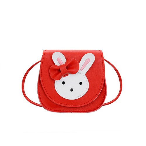 Children's backpack wholesale new cute rabbit girl children crossbody bag girl PU mini shoulder accessory coin purse