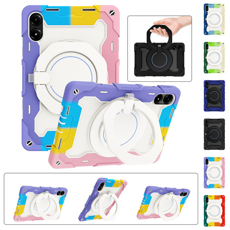 Suitable for Xiaomi 7/8Pro Tablet Protective Case Redmi Pro12.1 Rotating Stand 6Spro Silicone Anti-Fall Shell Se Suitable for Xiaomi 7/8Pro Tablet Protective Case Redmi Pro12.1 Rotating Stand 6Spro Silicone Anti-Fall Shell Se
