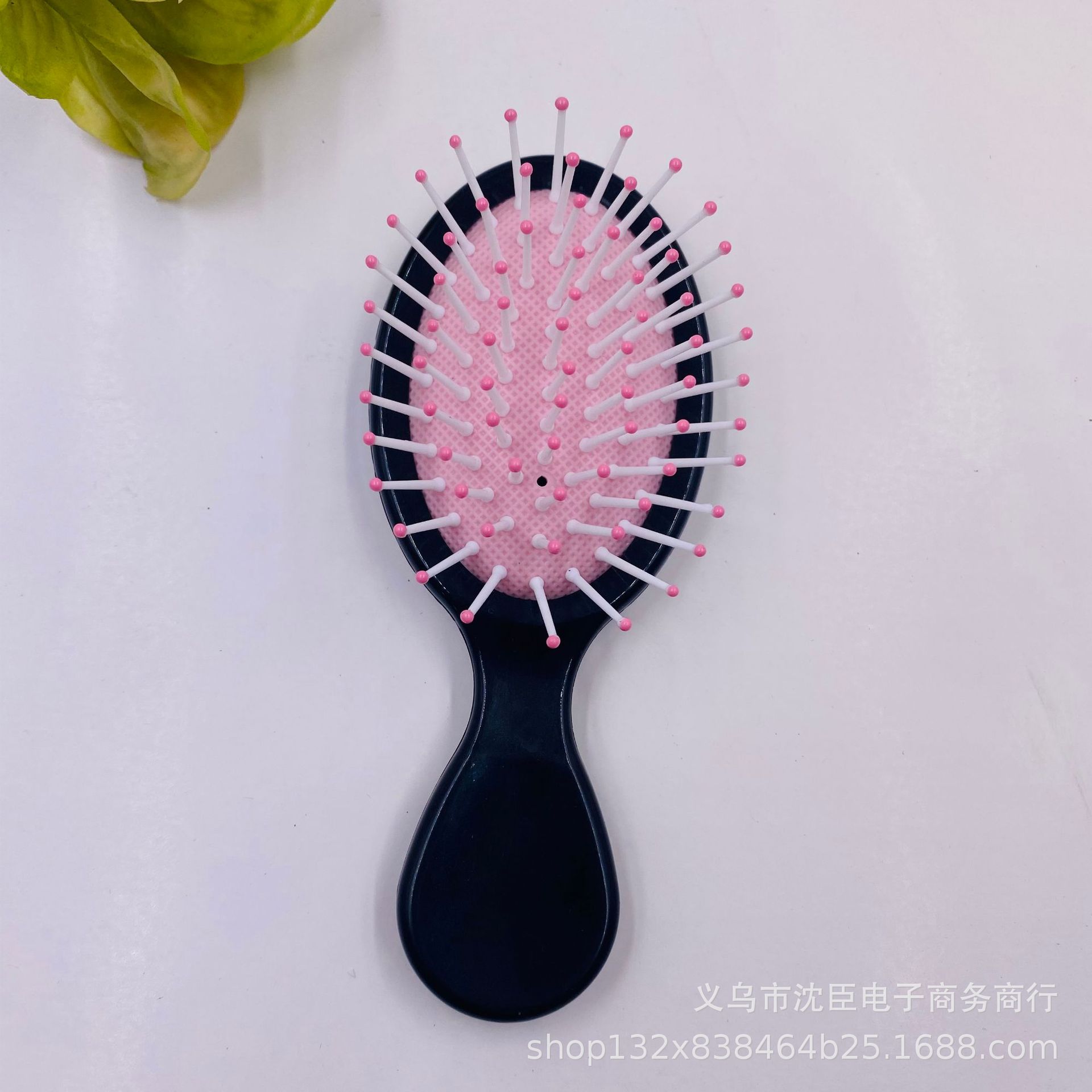 Nuevo color macaron cojín de aire peine airbag masaje peine lindo pelo liso plegable crema pegamento portátil peine color caramelo