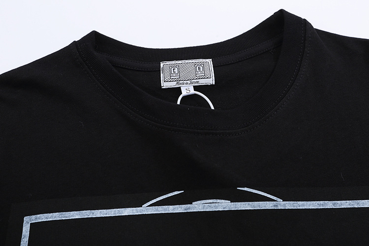 T-shirt à manches longues et col rond avec imprimé de scène nocturne abstraite magique de Street Tide Harajuku Wind C E_voghion.com