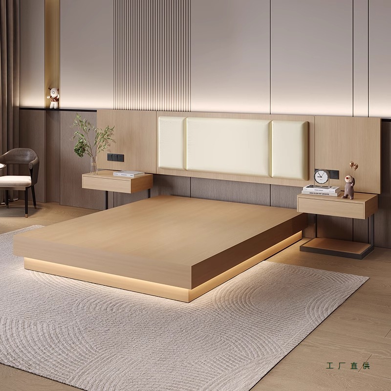 Hotel Furniture Standard Room Full Set B&B Apartment Customized Chain Fast Business Hotel Room Single and Double Bed