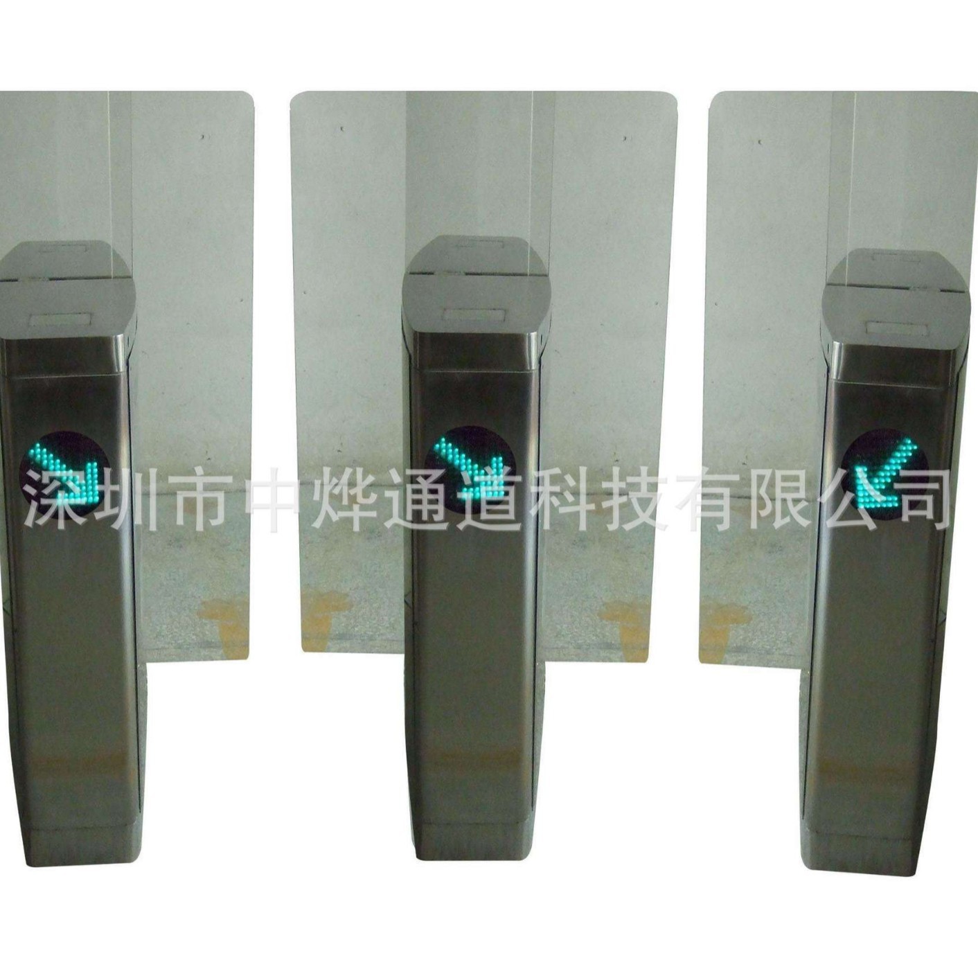 健身房平移闸机人脸指纹识别高版闸门禁闸机一卡通系统平移单通道