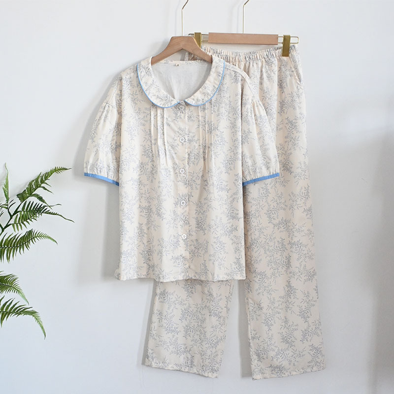 여름 백합 계곡 반팔 바지