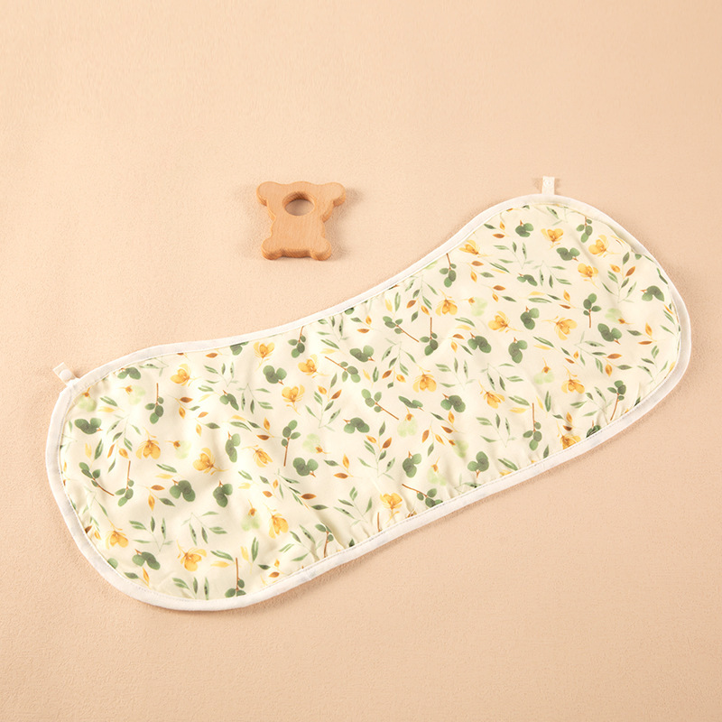 Almohada de película de nube de bebé antibacteriana fresca de verano, un paño de hilo de algodón de bambú, toalla de hipo anti-escupir, almohada plana para bebé, toalla de saliva