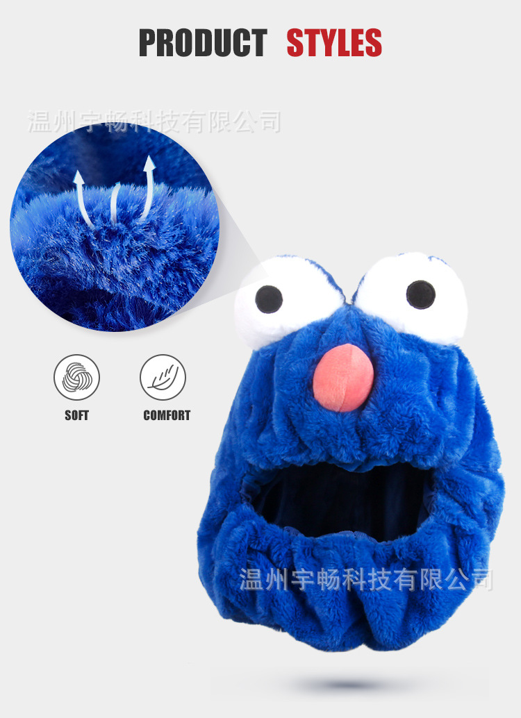 Cross-border wholesale motorcycle helmet cover exposed helmet full helmet plush cartoon personality helmet protective cover pig head sister