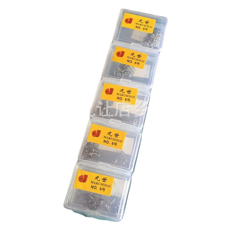 Factory wholesale boxed loose hook iseini fish hook pill world fish hook Idou fish hook with Thorn fishing gear accessories