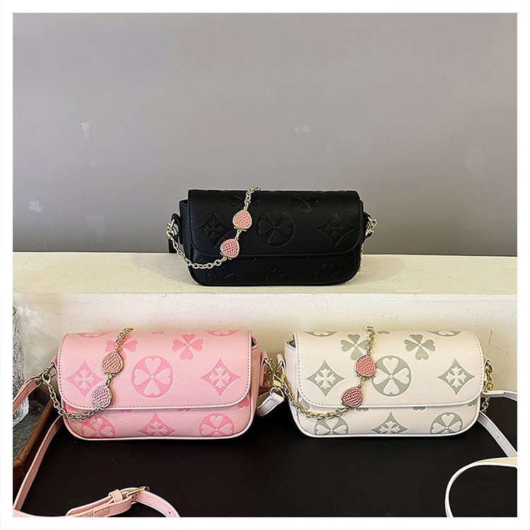 Borsa a tracolla quadrata retrò vintage con catena per donna_voghion.com